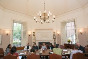 Faculty Fellows Meet at Hyde Hall