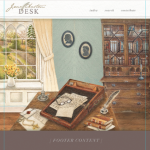 An illustration of Jane Austen’s writing room for the project “Jane Austen’s Desk,” which is supported by the National Endowment for the Humanities.
